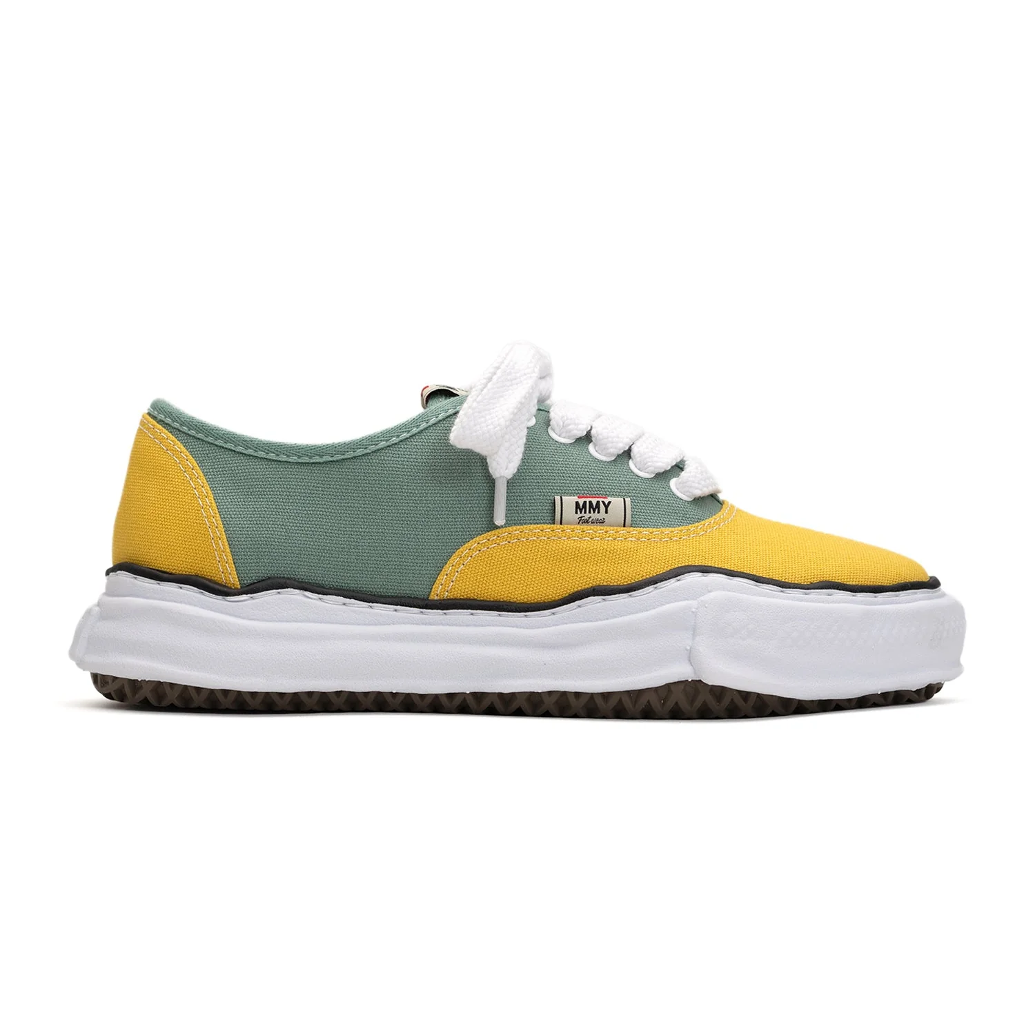 "BAKER" OG Sole Bicolor Canvas Low-top Sneaker - Image 3