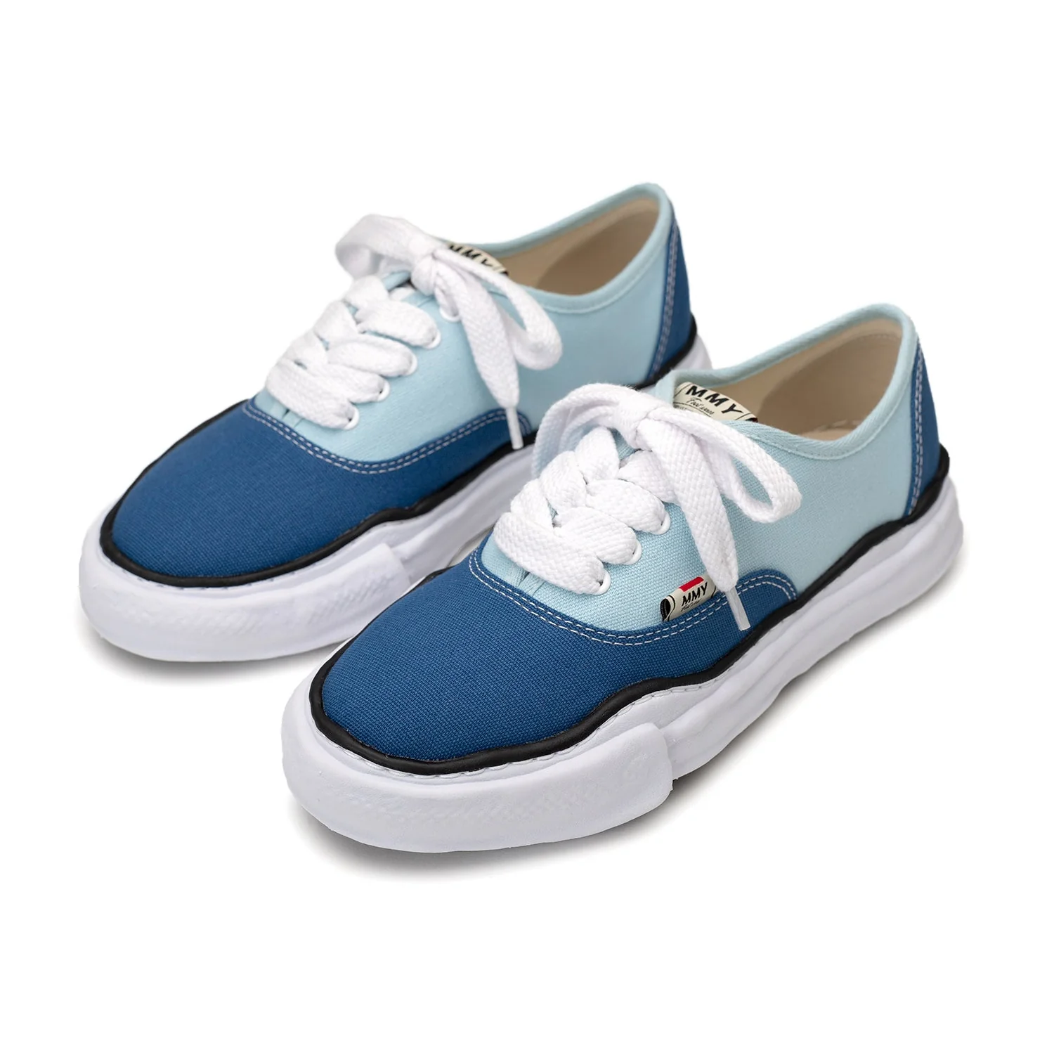 "BAKER" OG Sole Bicolor Canvas Low-top Sneaker - Image 6